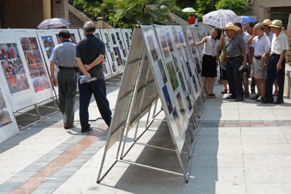 《北上抗日先遣隊入明圖片展》走進大田
