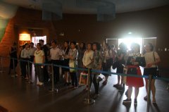 2017華夏閱讀論壇與會人員來三明市博物館參觀