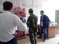 消防到正順廟檢查微型消防站建設(shè)