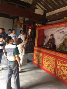 專家組對(duì)正順廟修繕工程進(jìn)行技術(shù)竣工初驗(yàn)